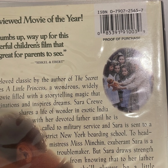 A Little Princess VHS Tape 📼 - Picture 4 of 4